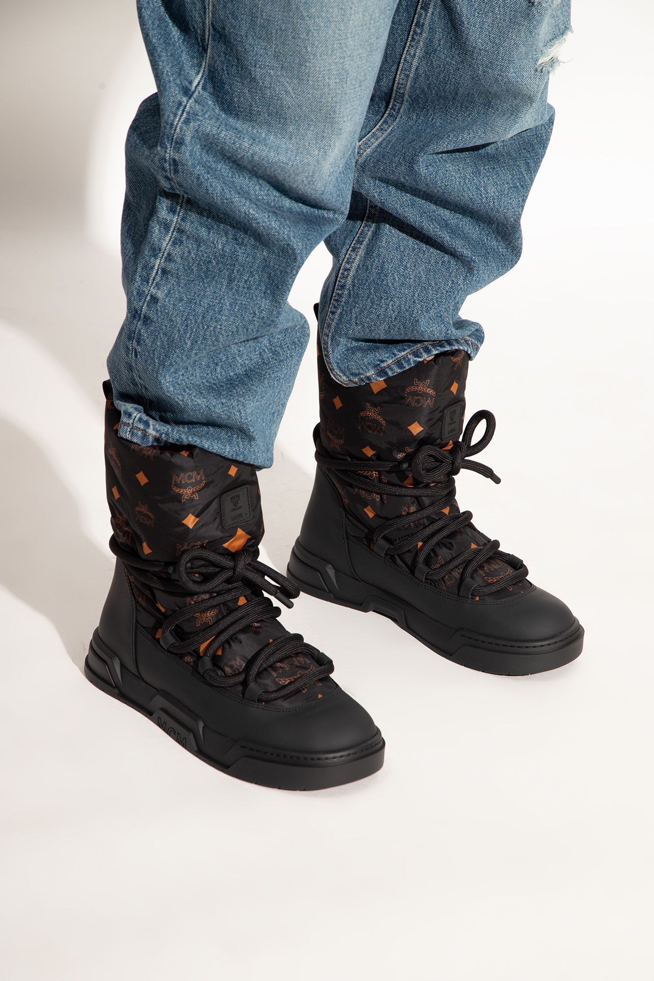 Mcm boots clearance womens